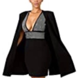 YSJera Black Mini Dress